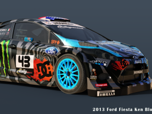 2013 Fiesta HFHV Ken Block Gymkhana 3Dモデル