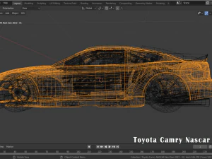 2022 Camry Nascar Next Gen 3D Model