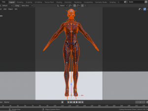 SciFi Female Character 2 Rigged Modelo 3D