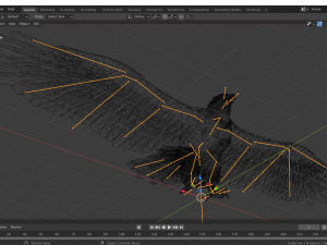Golden Eagle Realistic Rigged 3D Model