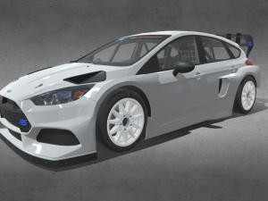 Focus RS RX Ken Block Gymkhana Modelo 3D