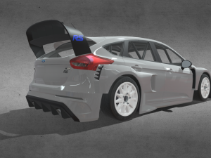 Focus RS RX Ken Block Gymkhana Modelo 3D