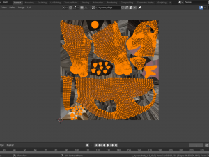 Hyena Rigged Low-poly 3D Модель