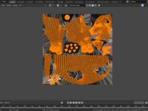 Hyena Rigged Low-poly 3D Model