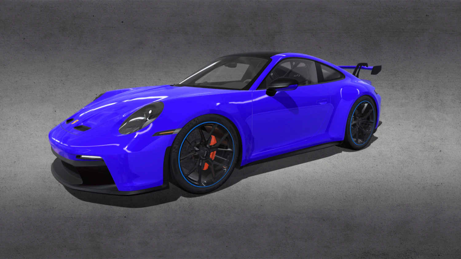 2022 Porsche 911 992 GT3 3D Model .c4d .max .obj .3ds .fbx .stl .blend 