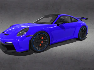 2022 Porsche 911 992 GT3 3D Model
