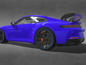 2022 Porsche 911 992 GT3 3D Model