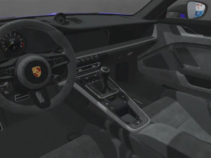 2022 Porsche 911 992 GT3 3D Model
