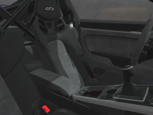 2022 Porsche 911 992 GT3 3D Model