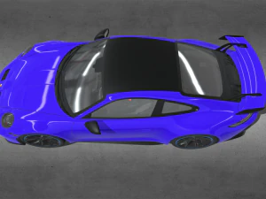 2022 Porsche 911 992 GT3 3D Model