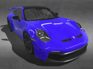 2022 Porsche 911 992 GT3 3D Model