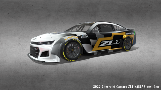 2022 Chevrolet Camaro ZL1 NASCAR Next Gen Modello 3D .c4d .max .obj .3ds .fbx .stl .blend
