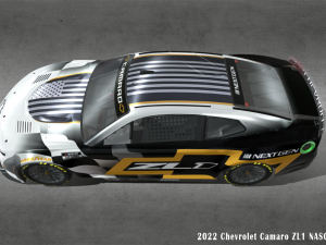2022 Chevrolet Camaro ZL1 NASCAR Next Gen Modello 3D