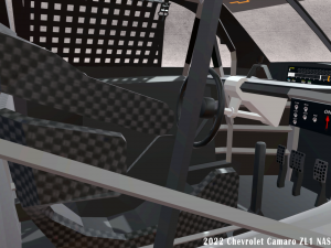 2022 Chevrolet Camaro ZL1 NASCAR Next Gen Modello 3D