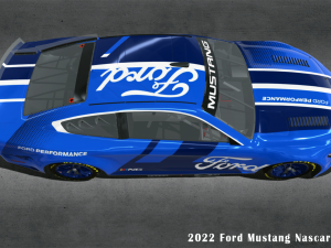 2022 F Mustang Nascar Next Gen 3D Model