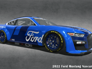 2022 F Mustang Nascar Next Gen 3D Model
