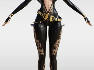 Te&ccedil;hizatlı Seksi Savaş&ccedil;ı Olmayan 3D Model