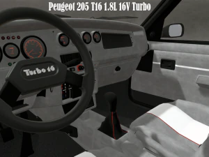 Peugeot 205 T16 18L 16V Turbo 3D Model