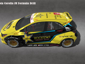 RWD Toyota Corolla iM Formula Drift Modelo 3D