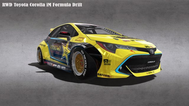 RWD Toyota Corolla IM Formula Drift 3D Модель In Гоночные 3DExport