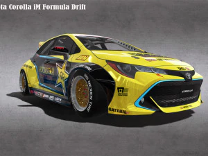 RWD Toyota Corolla iM Formula Drift 3D Model