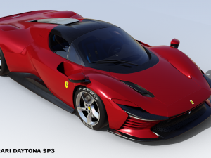2023 Ferrari Daytona SP3 3D Model