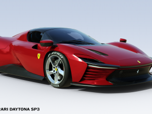 2023 Ferrari Daytona SP3 Model 3D