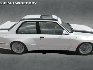 E30 325i M3 GENİŞ G&Ouml;VDE 3D Model
