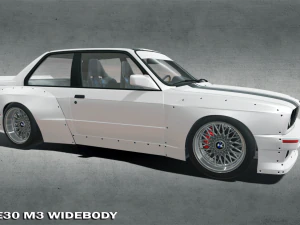 E30 325i M3 WIDEBODY 3D Model