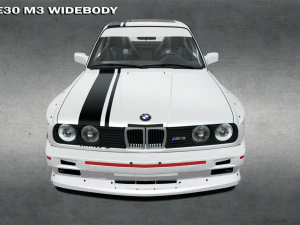 E30 325i M3 WIDEBODY 3D Model