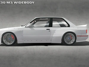 E30 325i M3 WIDEBODY 3D Model