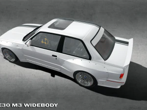 E30 325i M3 WIDEBODY 3D Model