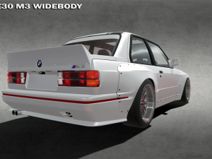 E30 325i M3 WIDEBODY 3Dモデル