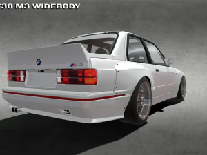 E30 325i M3 WIDEBODY 3D Model