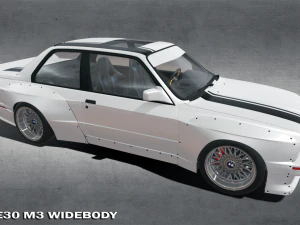 E30 325i M3 WIDEBODY 3D Model