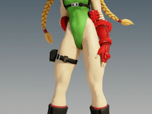 Cammy Beyaz Tam Donanım 3D Model