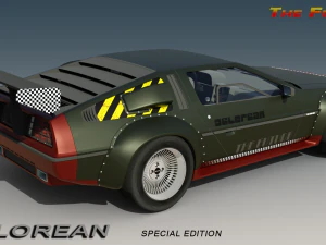DMC DeLorean Special Wide Edition 3D Model