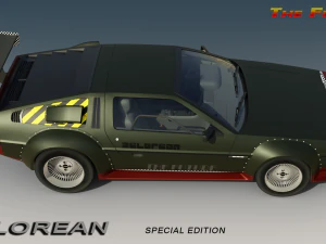 DMC DeLorean Special Wide Edition 3D Model