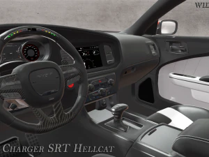 Dodge Charger SRT Hellcat Extra Widebody 3D Model