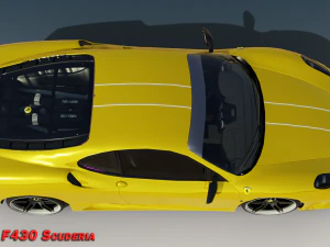 2023 Ferrari F430 Scuderia 3D Model
