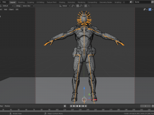 Male Armor Suit realistic and fully Rigged Model 3D