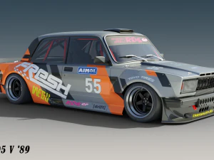 2105 V 89 Geniş g&ouml;vde kitli 3D Model