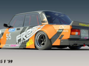 2105 V 89 With Widebody kit Modello 3D