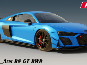 2023 Audi R8 GT RWD 3D Model