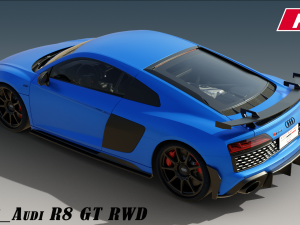 2023 Audi R8 GT RWD 3D मॉडल