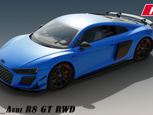 2023 Audi R8 GT RWD 3D मॉडल
