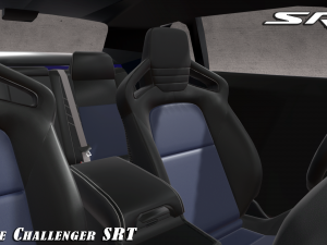 Dodge Challenger SRT Wide body kit Model 3D