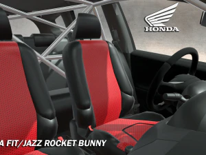 Coelhinho Foguete Honda Fit Jazz GE8 Modelo 3D