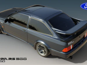 Sierra RS500 Cosworth 3D Model