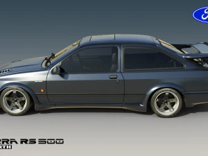 Sierra RS500 Cosworth 3D Model